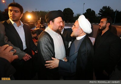 روحانی در مرقد امام,سخنرانی روحانی در مرقد امام