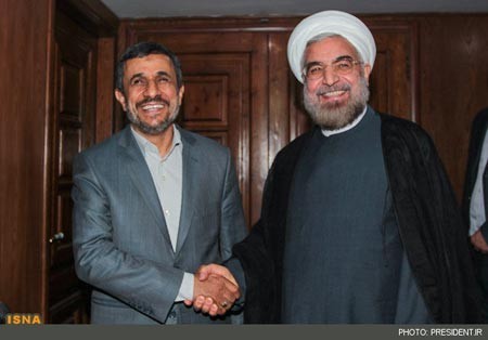 احمدی‌نژاد و روحانی,دیداراحمدی‌نژاد و روحانی