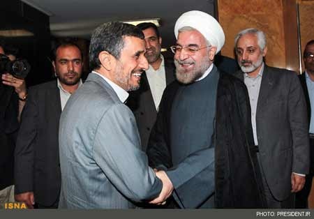 احمدی‌نژاد و روحانی,دیداراحمدی‌نژاد و روحانی