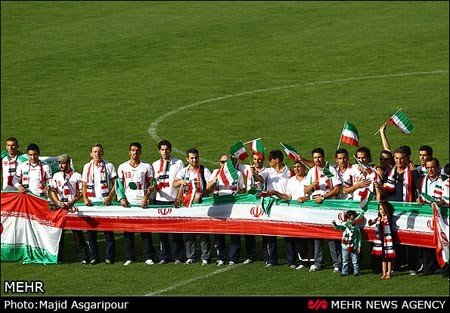 جشن صعود تیم ملی به جام جهانی در ورزشگاه آزادی 