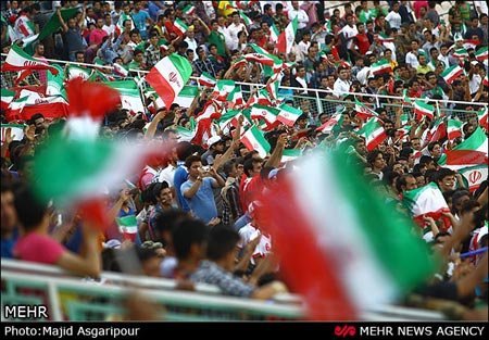 جشن صعود تیم ملی به جام جهانی در ورزشگاه آزادی 