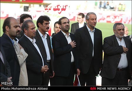 جشن صعود تیم ملی به جام جهانی در ورزشگاه آزادی 