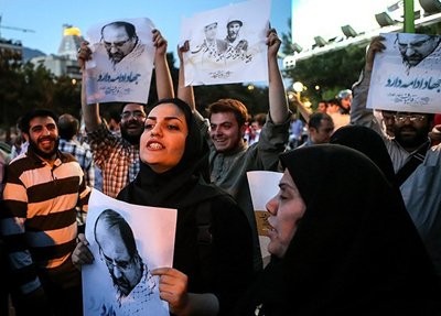 تجمع هوادارن نامزدها پس از مناظره