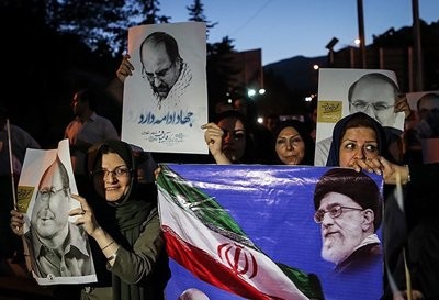 تجمع هوادارن نامزدها پس از مناظره