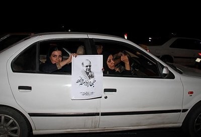 تجمع هوادارن نامزدها پس از مناظره
