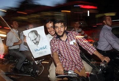 تجمع هوادارن نامزدها پس از مناظره