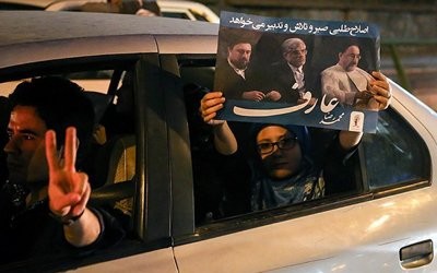 تجمع هوادارن نامزدها پس از مناظره