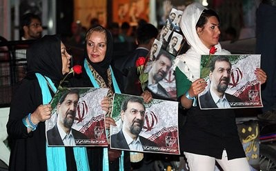 تجمع هوادارن نامزدها پس از مناظره