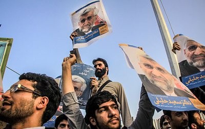 تجمع هوادارن نامزدها پس از مناظره