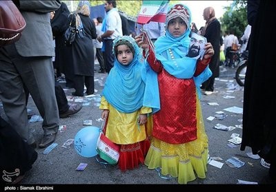 حامیان محسن رضایی,هواداران محسن رضایی در ورزشگاه شهید شیرودی تهران