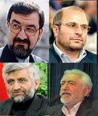 انتخابات ریاست جمهوری ایران,محسن رضایی,قالیباف