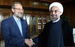 دیدار روحانی و لاریجانی,حسن روحانی