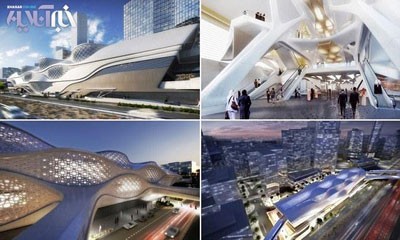 ایستگاه قطار در عربستان , تصاویر لوکس ترین ایستگاه قطار