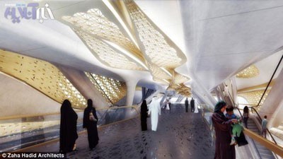 ایستگاه قطار در عربستان , تصاویر لوکس ترین ایستگاه قطار
