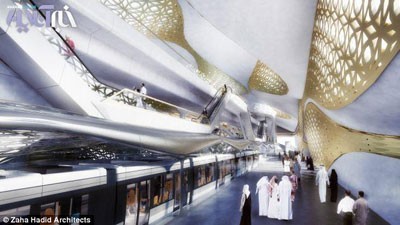 ایستگاه قطار در عربستان , تصاویر لوکس ترین ایستگاه قطار