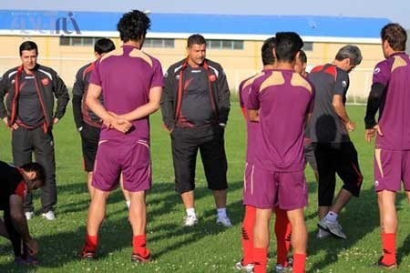 اولین تمرین پرسپولیس در اردبیل