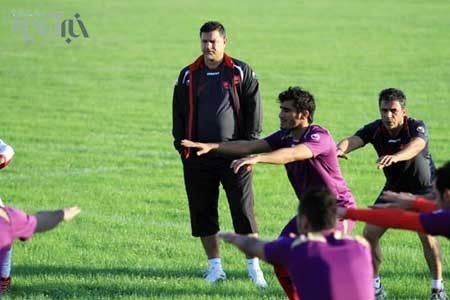 اولین تمرین پرسپولیس در اردبیل