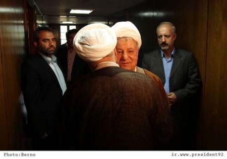 دیدار هاشمی و روحانی