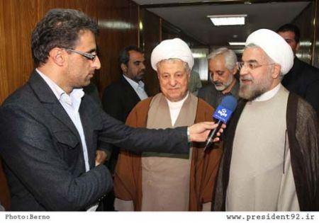 دیدار هاشمی و روحانی