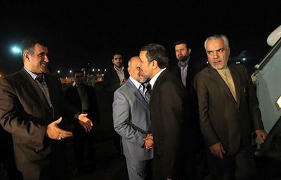استقبال از احمدی نژاد در فرودگاه, تصاویر استقبال از احمدی نژاد