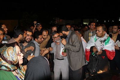 استقبال از احمدی نژاد در فرودگاه, تصاویر استقبال از احمدی نژاد