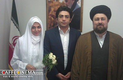 ازدواج آزاده نامداری و فرزاد حسنی ,حسینیه جماران