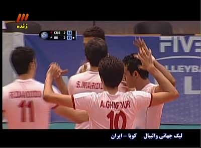 لیگ جهانی 2013 , تیمهای ایران و کوبا 
