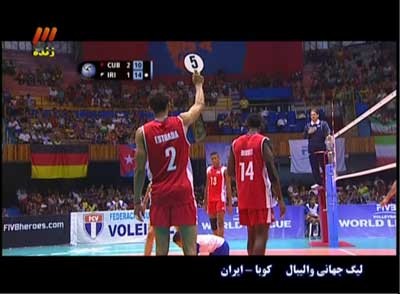 لیگ جهانی 2013 , تیمهای ایران و کوبا 