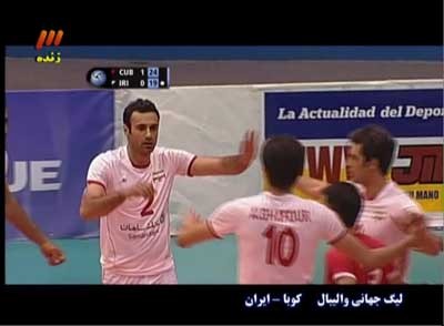 لیگ جهانی 2013 , تیمهای ایران و کوبا 