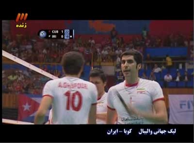لیگ جهانی 2013 , تیمهای ایران و کوبا 