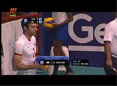 لیگ جهانی 2013 , تیمهای ایران و کوبا 
