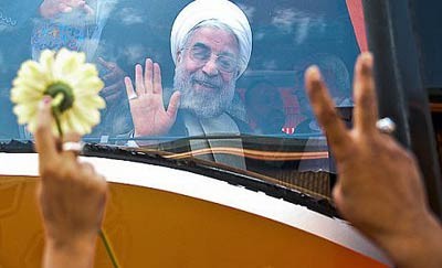 آغاز مراسم تحلیف روحانی