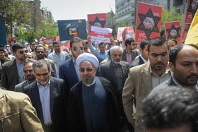 روحانی در روز قدس,سخنرانی روحانی در روز قدس