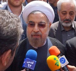 تحریف سخنان حسن روحانی در راهپیمایی روز قدس