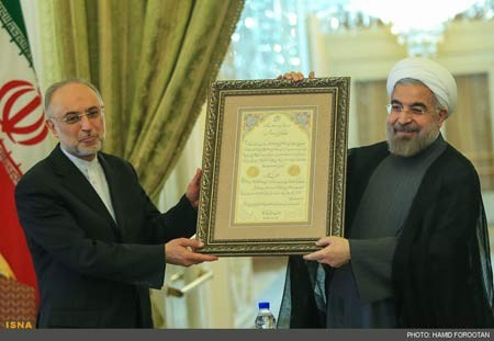 حسن روحانی, تودیع و معارفه صالحی و ظریف