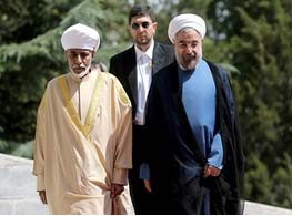 دیدار روحانی و سلطان قابوس در سعد آباد,دیدار روحانی و سلطان قابوس,پادشاه عمان
