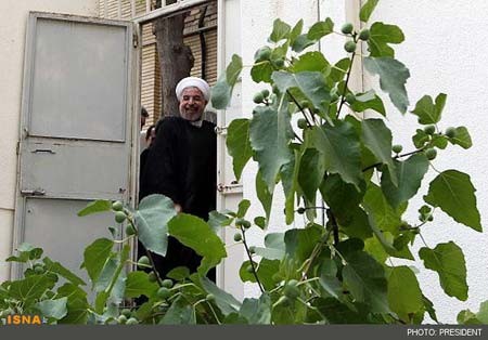 ورود حسن روحانی به ساختمان ریاست جمهوری,تصاویر ورود حسن روحانی به ساختمان ریاست جمهوری