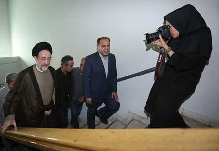 تصاویر خاتمی در اولین‌اکران فرزندچهارم