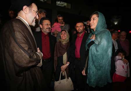تصاویر خاتمی در اولین‌اکران فرزندچهارم