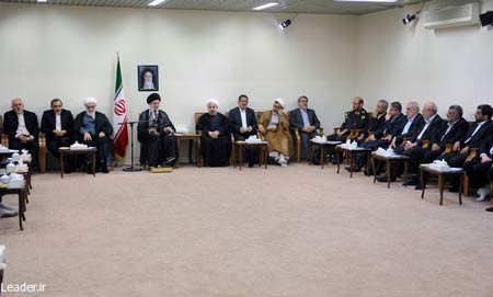 دیدار هیات دولت با مقام معظم رهبری