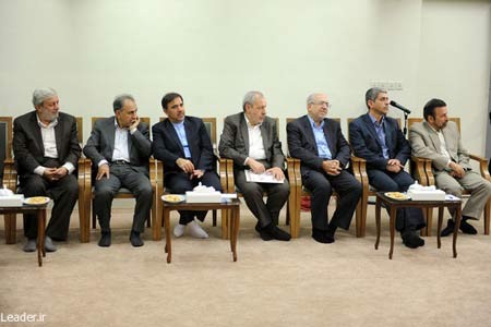 دیدار هیات دولت با مقام معظم رهبری