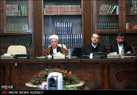  احمدی نژاد در  مجمع تشخیص مصلحت نظام