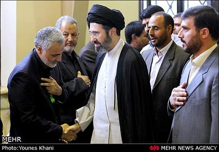 سرلشگر قاسم سلیمانی, مراسم ختم والده سرلشگر قاسم سلیمانی فرمانده سپاه قدس