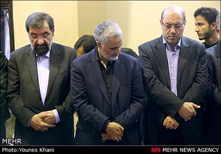 سرلشگر قاسم سلیمانی, مراسم ختم والده سرلشگر قاسم سلیمانی فرمانده سپاه قدس