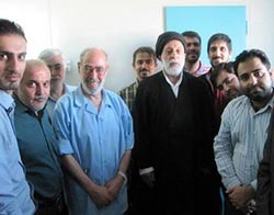 عيادت هادی‌خامنه‌ای از چند زندانی سیاسی,هادی‌خامنه‌ای