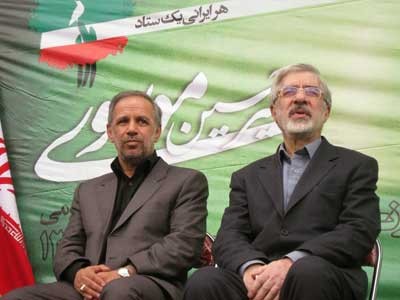 جمشید انصاری , میر حسین موسوی
