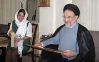 ديدار خاتمي با نسرين ستوده, مهدی محمودیان, زندانیان سیاسی,زندان رجایی ,خاتمی,دیدار خاتمی با زندانی های سیاسی