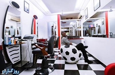 آرایشگاه,قاره آفریقا,موهای عجیب و جالب سیاه پوستان