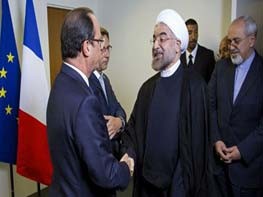 دیدار روحانی و اولاند