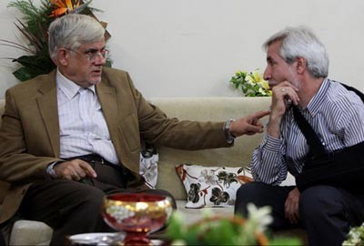دیدار عارف با عرب‌سرخی و امین‌زاده